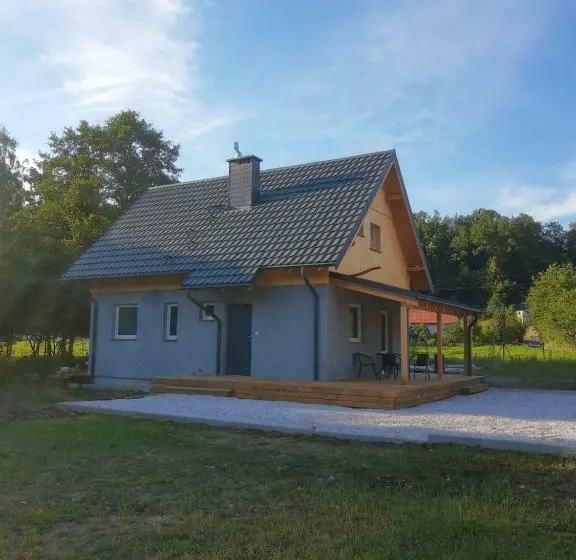 Mökki 1 Makuuhuone, Domek Bobrowe Zacisze 2