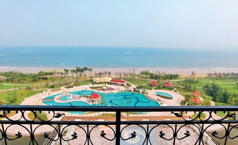 海の見えるダブルベッドスタンダードルーム, Crowne Plaza Qingdao Ocean Spring Resort By Ihg