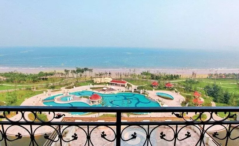 海の見えるダブルベッドスタンダードルーム, Crowne Plaza Qingdao Ocean Spring Resort By Ihg