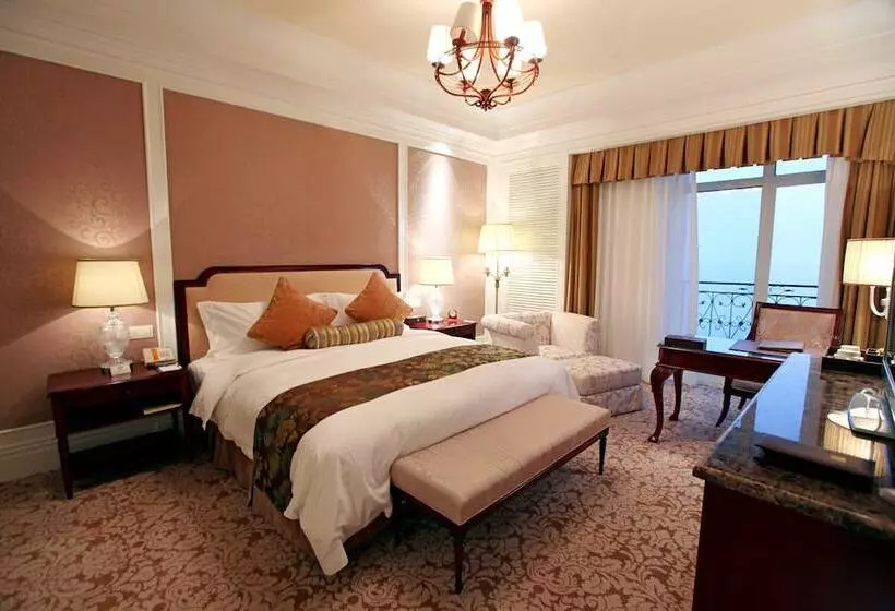 海の見えるダブルベッドスタンダードルーム, Crowne Plaza Qingdao Ocean Spring Resort By Ihg