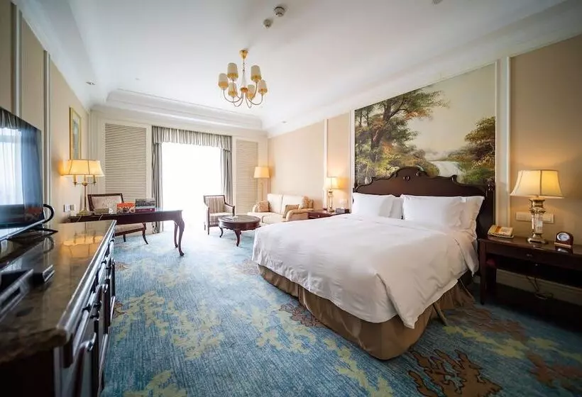 海の見えるダブルベッドスタンダードルーム, Crowne Plaza Qingdao Ocean Spring Resort By Ihg