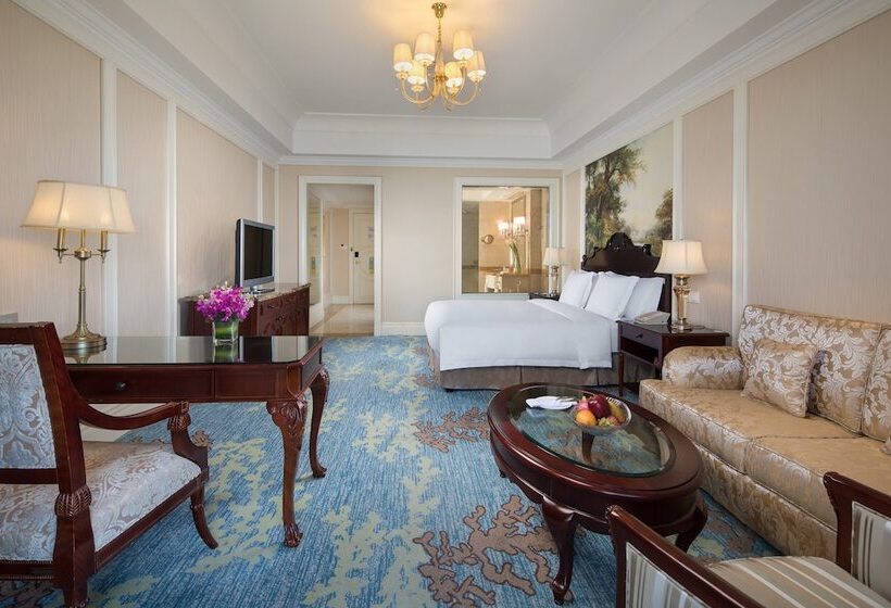 스탠다드 룸 더블 침대 바다 전망, Crowne Plaza Qingdao Ocean Spring Resort By Ihg