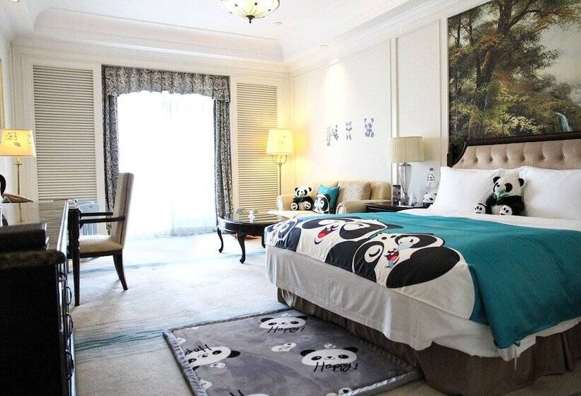 스탠다드 룸 더블 침대 바다 전망, Crowne Plaza Qingdao Ocean Spring Resort By Ihg