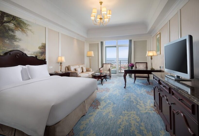 스탠다드 룸 더블 침대 바다 전망, Crowne Plaza Qingdao Ocean Spring Resort By Ihg