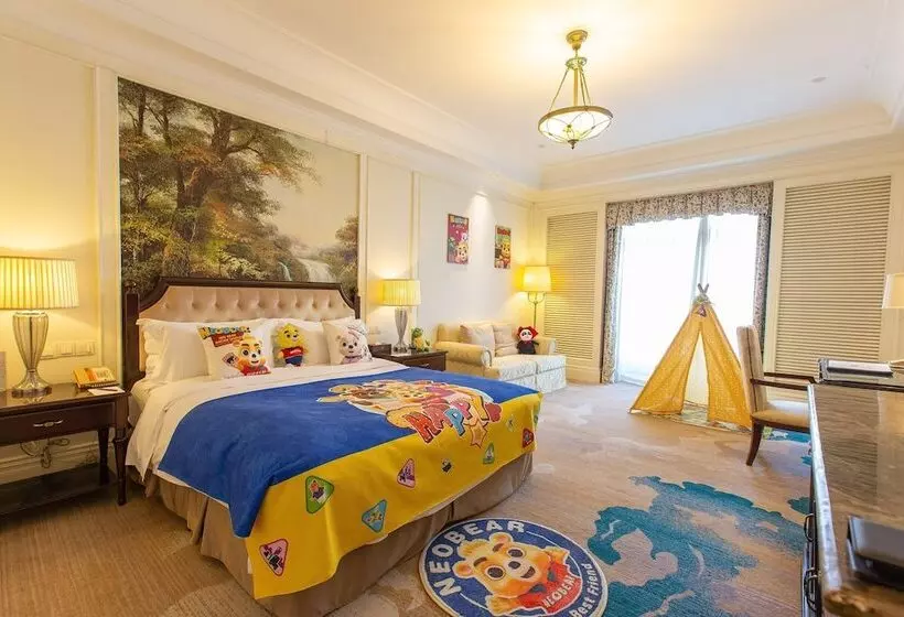 海の見えるダブルベッドスタンダードルーム, Crowne Plaza Qingdao Ocean Spring Resort By Ihg
