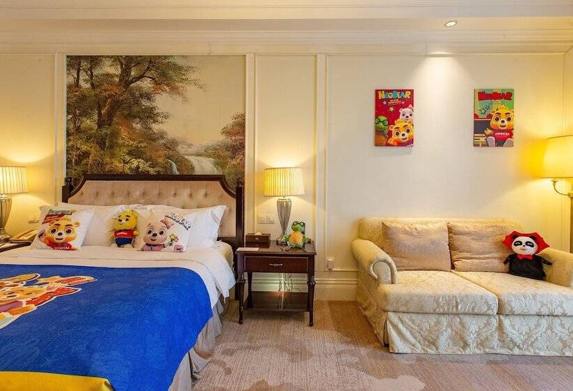 스탠다드 룸 더블 침대 바다 전망, Crowne Plaza Qingdao Ocean Spring Resort By Ihg