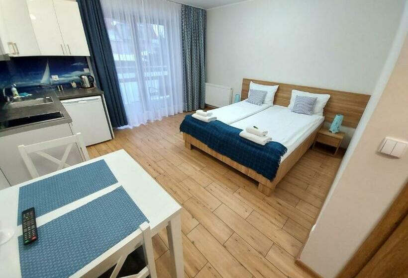 Huoneisto 1 Makuuhuone, Apartamenty Kapitanskie