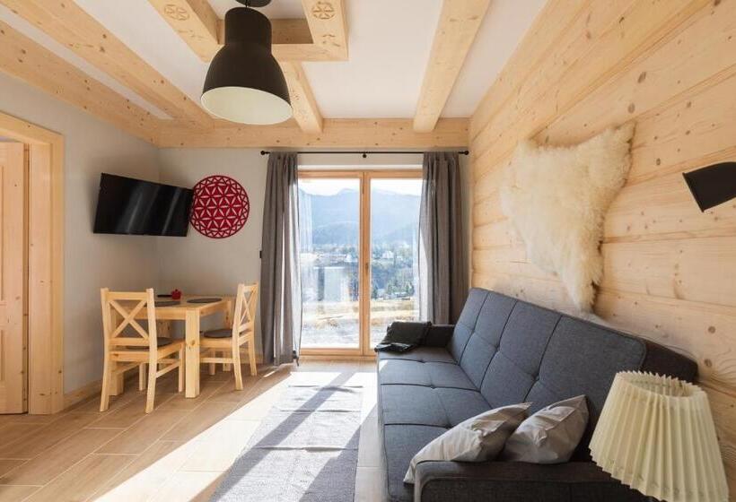 آپارتمان 1 خوابه با چشمانداز, Apartamenty Zobacz Giewont Zakopane