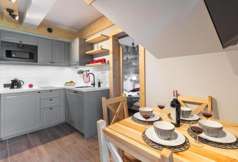 آپارتمان 1 خوابه با بالکن, Apartamenty Zobacz Giewont Zakopane