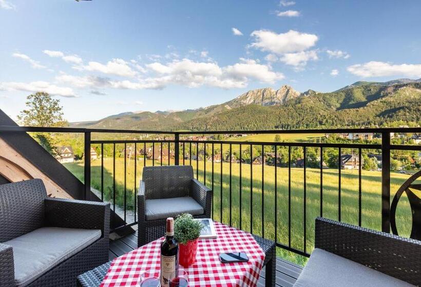 آپارتمان 1 خوابه با بالکن, Apartamenty Zobacz Giewont Zakopane