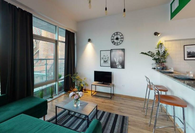 １ベッドルームのデラックスアパートメント, Szewska 72 Market Square Tectumapartments