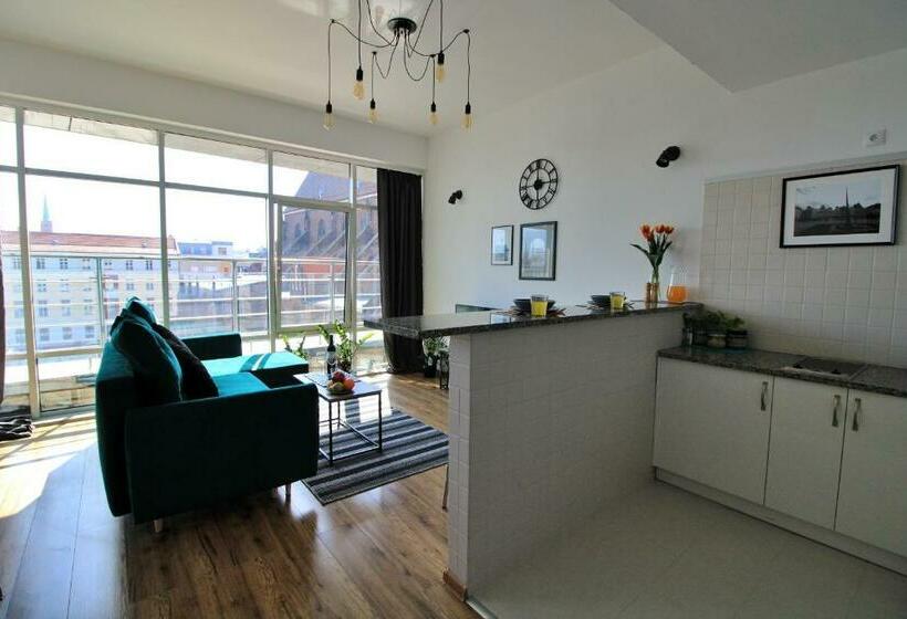 １ベッドルームのデラックスアパートメント, Szewska 72 Market Square Tectumapartments