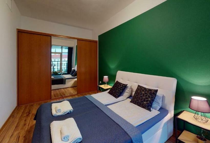 １ベッドルームのデラックスアパートメント, Szewska 72 Market Square Tectumapartments