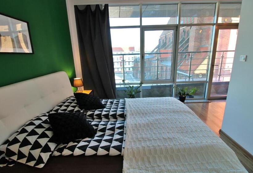 １ベッドルームのデラックスアパートメント, Szewska 72 Market Square Tectumapartments