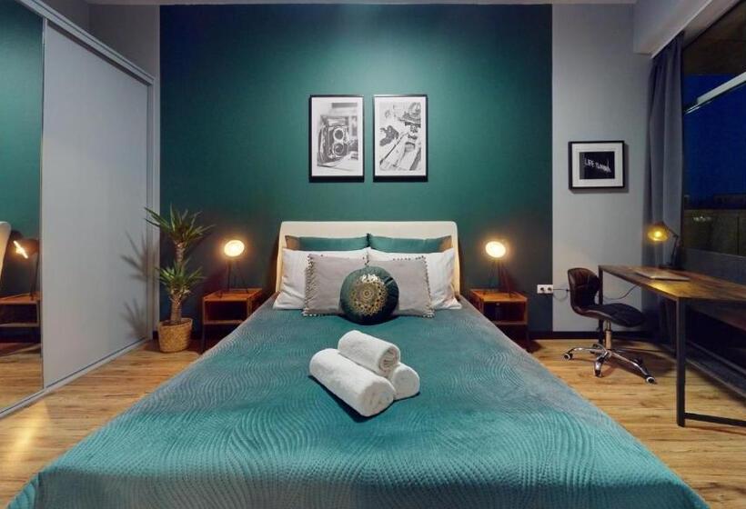 １ベッドルームのデラックスアパートメント, Szewska 72 Market Square Tectumapartments