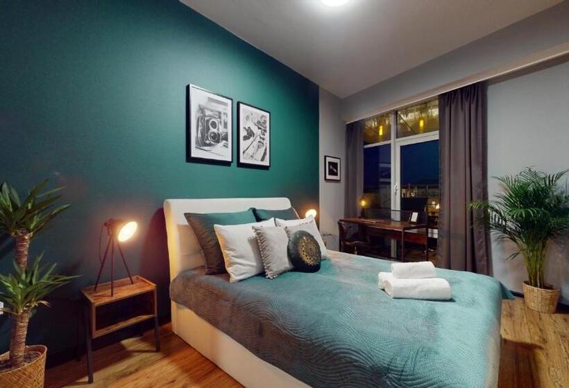 １ベッドルームのデラックスアパートメント, Szewska 72 Market Square Tectumapartments