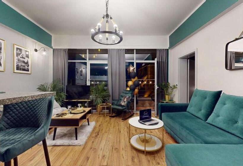 テラス付き１ベッドルームアパートメント, Szewska 72 Market Square Tectumapartments