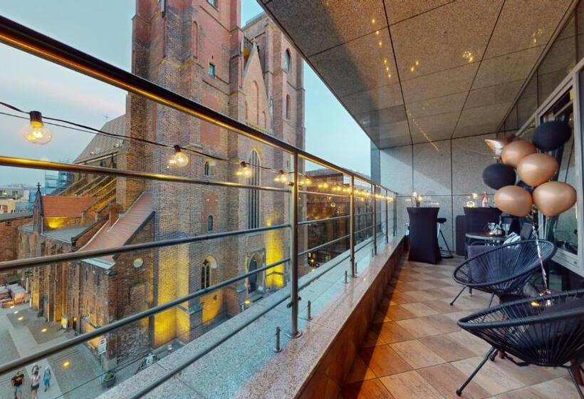 テラス付き１ベッドルームアパートメント, Szewska 72 Market Square Tectumapartments