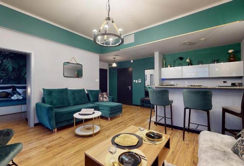 آپارتمان 1 خوابه با تراس, Szewska 72 Market Square Tectumapartments