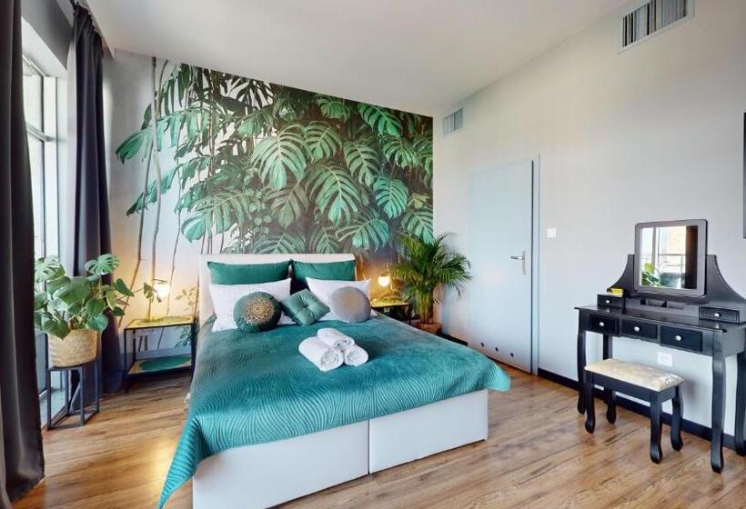 テラス付き１ベッドルームアパートメント, Szewska 72 Market Square Tectumapartments