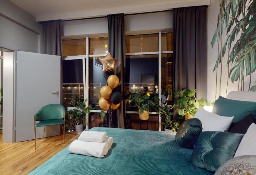 テラス付き１ベッドルームアパートメント, Szewska 72 Market Square Tectumapartments