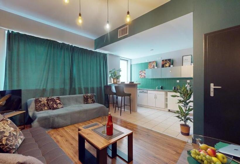 １ベッドルームアパートメント, Szewska 72 Market Square Tectumapartments