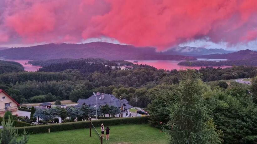 标准间带湖景, Pensjonat Na Górce   Widok Na Jezioro Solińskie I Góry 534 556 639