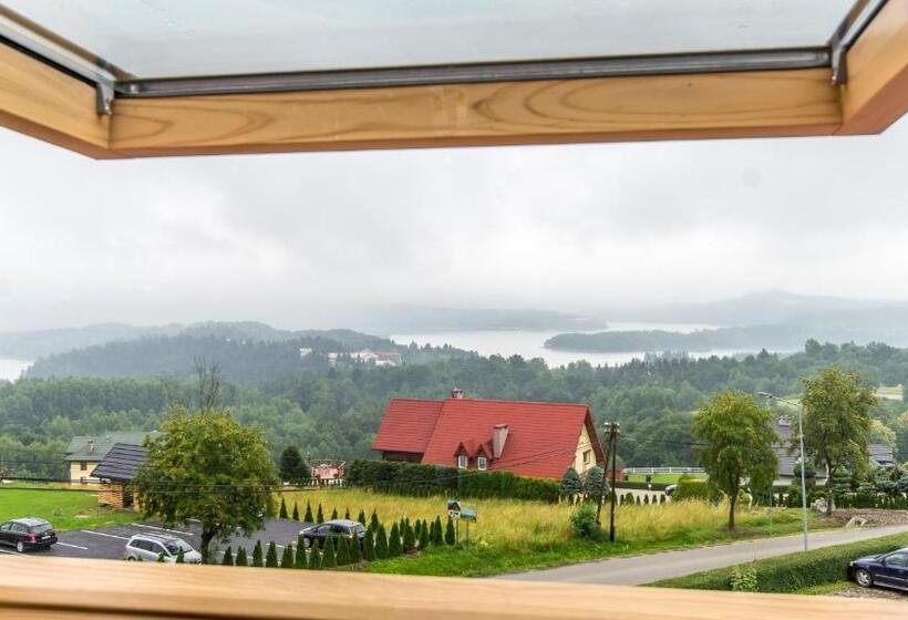 标准间带湖景, Pensjonat Na Górce   Widok Na Jezioro Solińskie I Góry 534 556 639