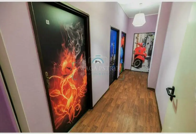 Standard-huone Jaettu Kylpyhuone, Jopi Hostel Katowice Centrum