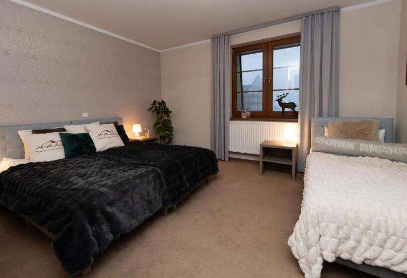 스탠다드 트리플 발코니 룸, Alpejski Zieleniec