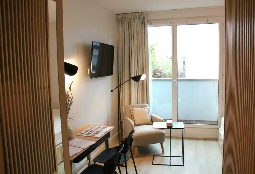 آپارتمان 1 خوابه با بالکن, Finestate Coliving Mairie D Issy