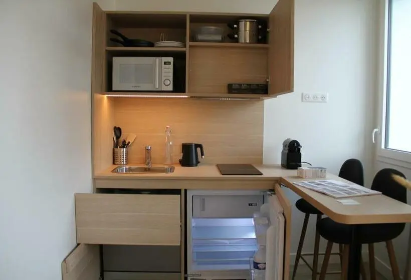 آپارتمان 1 خوابه با چشمانداز باغ, Finestate Coliving Mairie D Issy