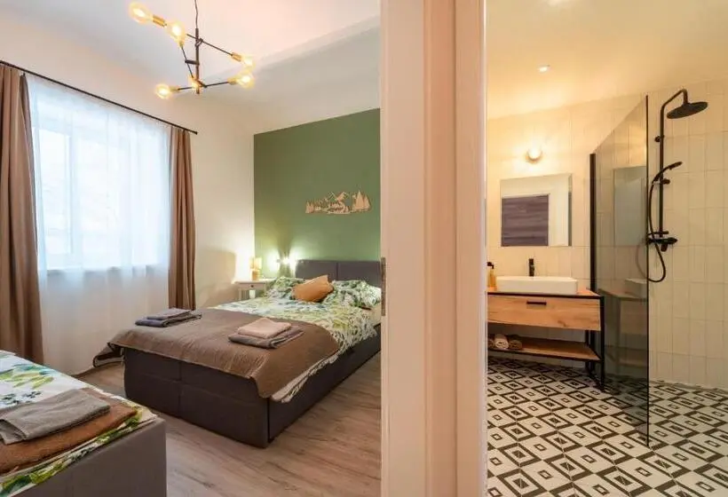 １ベッドルームアパートメント, Wellness Apartmány Vila Republika