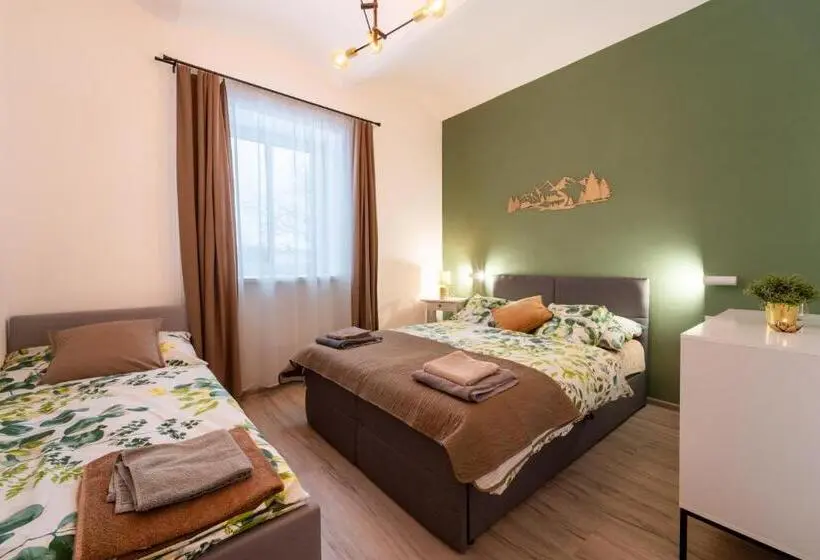 １ベッドルームアパートメント, Wellness Apartmány Vila Republika