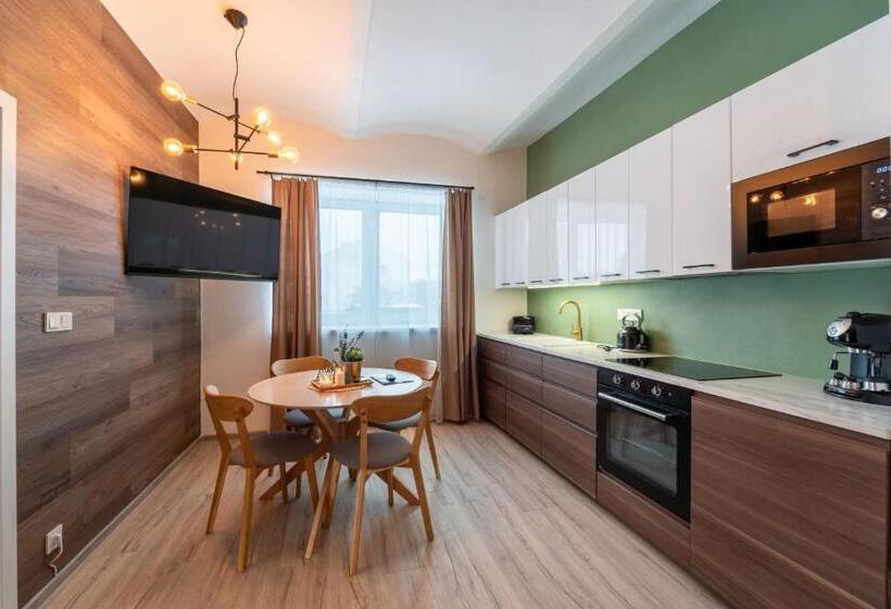 דירת חדר, Wellness Apartmány Vila Republika