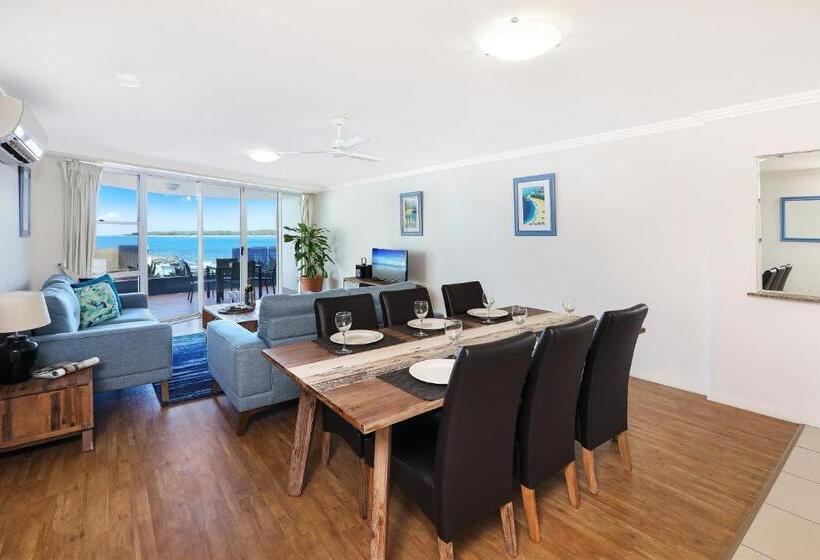 2침실 디럭스 아파트 바다 전망, Watermark Resort Caloundra