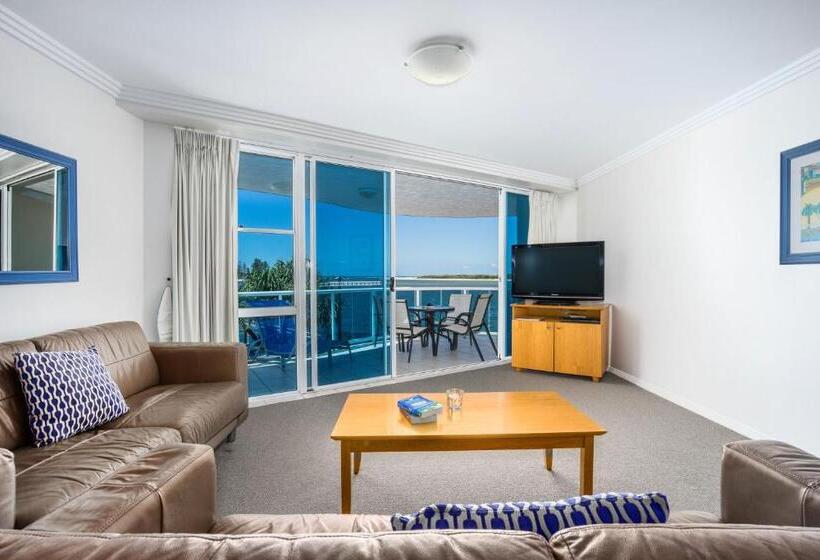 2침실 디럭스 아파트 바다 전망, Watermark Resort Caloundra