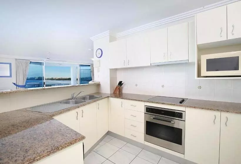 ３ベッドルームのデラックスアパートメント, Watermark Resort Caloundra