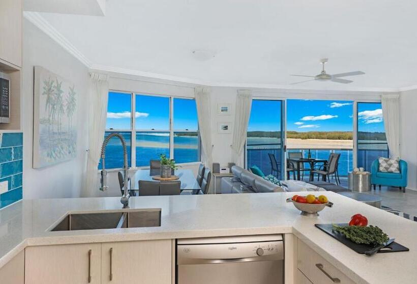 2침실 펜트하우스 아파트, Watermark Resort Caloundra