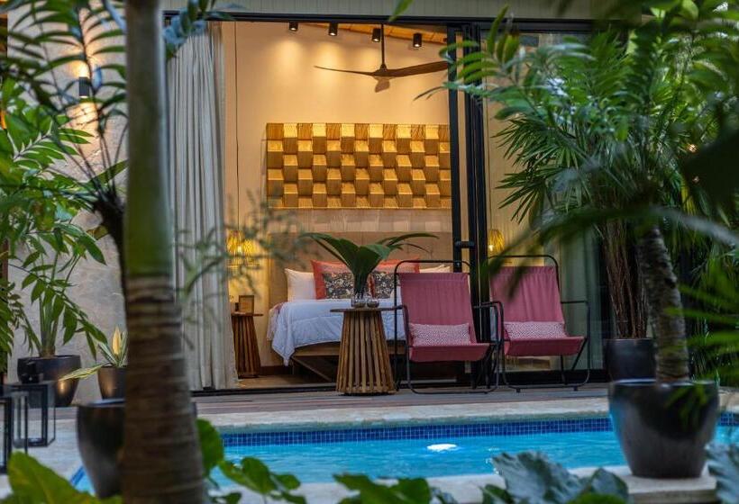 带1个卧室的豪华别墅, Exôtico Beach & Rooms