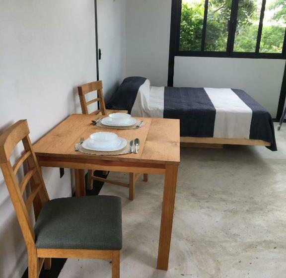 침실 1개 주택, Bungalow Doble Con Vista Parcial Al Mar, Cocina Completa