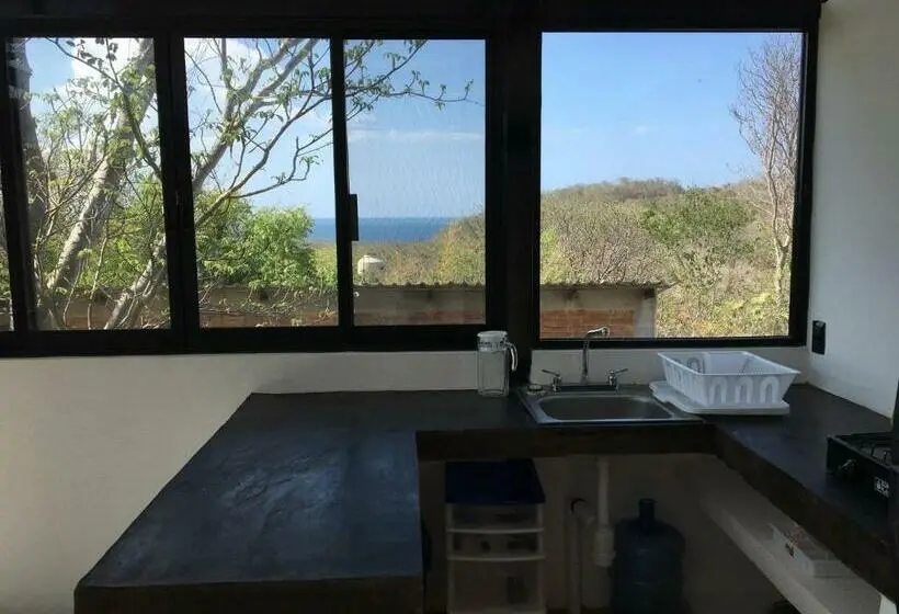 １ベッドルームハウス, Bungalow Doble Con Vista Parcial Al Mar, Cocina Completa