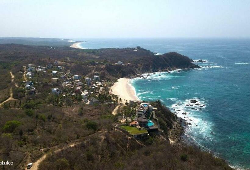 침실 1개 주택, Bungalow Doble Con Vista Parcial Al Mar, Cocina Completa