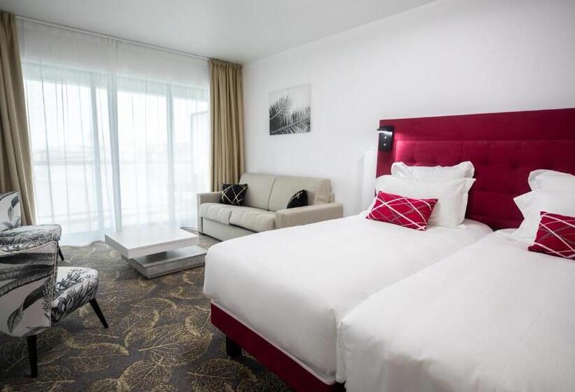 프레스티지룸 바다 뷰, Le Barracuda & Spa, Centre Port, Pieds Dans L Eau, Vue Mer
