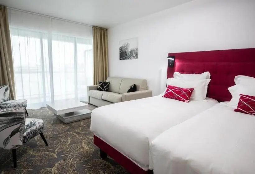 Prestige-huone merinäköalalla, Le Barracuda & Spa, Centre Port, Pieds Dans L Eau, Vue Mer