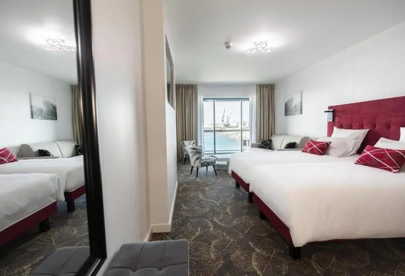 Prestige-huone merinäköalalla, Le Barracuda & Spa, Centre Port, Pieds Dans L Eau, Vue Mer
