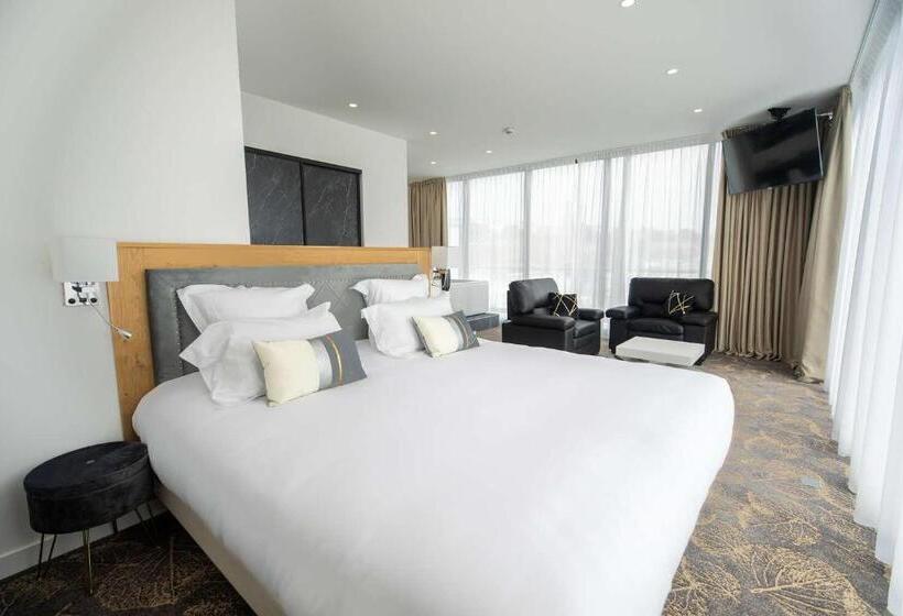 景色の見えるジュニアスイート, Le Barracuda & Spa, Centre Port, Pieds Dans L Eau, Vue Mer