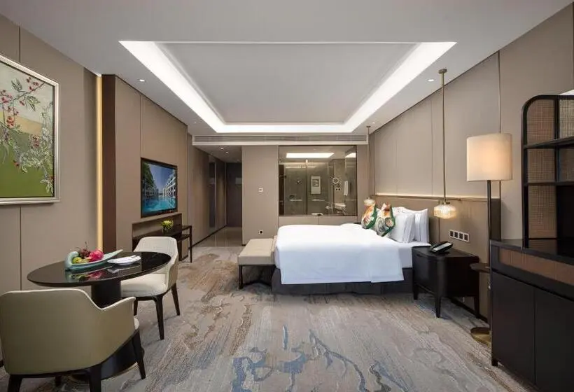 キングサイズベッドのスタンダードルーム, White Swan Hotel Taizhou