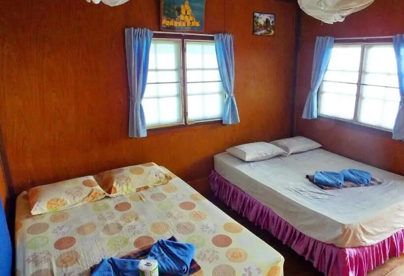 景色の見えるスタンダード4人部屋, Ok2 Mamajim Bungalows
