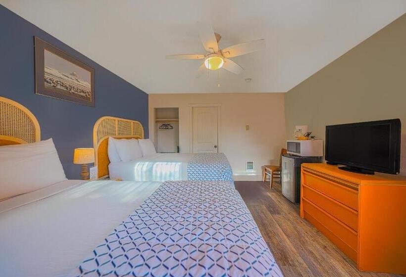 带2个双人床的标准工作室, City Centre Motel By Oyo